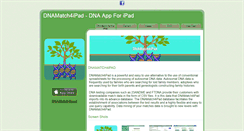 Desktop Screenshot of dnamatch4ipad.com