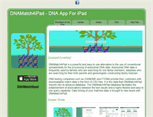 Tablet Screenshot of dnamatch4ipad.com